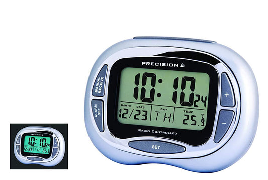 Precision Precision Radio Controlled Digital Alarm Clock PREC0100/AP028