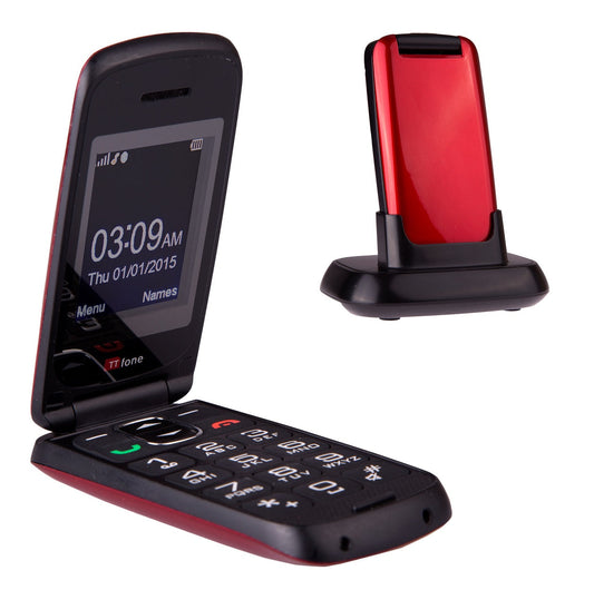 TTfone TTfone Star TT300 Red with Vodafone Pay As You Go