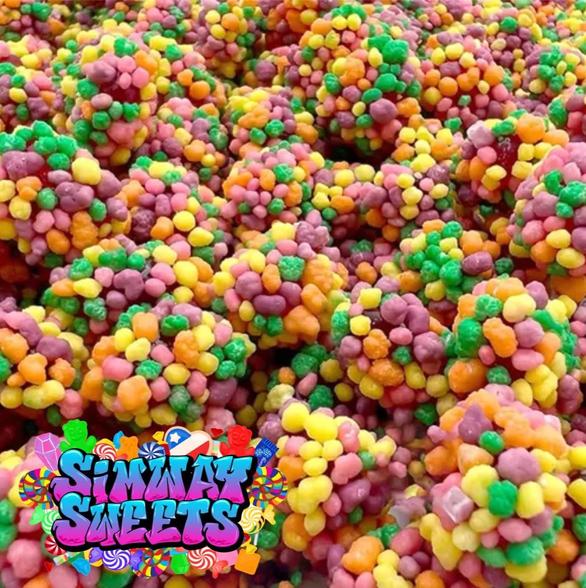 Simway Sweets USA Bulk Nerds Gummy Clusters 1kg Pouch